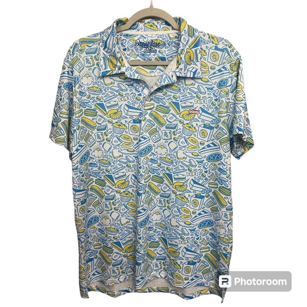 Breakfast Balls Golf Polo Bacon Eggs Shirt